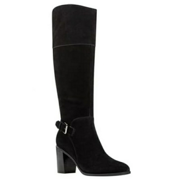 Bandolino Ollia Suede Block Boot SZ 10 - Picture 1 of 8